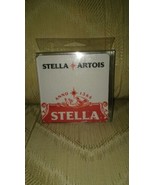 4 Pack Stella Artois Beer Coasters Anno 1366 Red White Square 4x4&quot; - £9.65 GBP