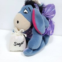 Disney Store Eeyore Winnie the Pooh Plush Stuffed Animal Sugar Plum Fairy 6in - £14.19 GBP