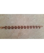 Solid Copper Leaf Bracelet Copper Leaves - £35.55 GBP