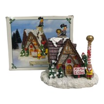 1995 Santa’s Town at the North Pole Christmas Village Santa&#39;s House ST01 W/Box - £15.13 GBP