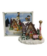 1995 Santa’s Town at the North Pole Christmas Village Santa&#39;s House ST01... - $353.85 MXN