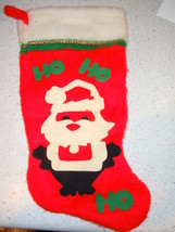 Kitish  Mid Century Ho Ho Santa Christmas Stocking - £7.91 GBP