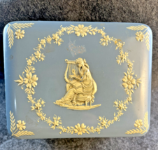 Blue Tin Holland Faux Wedgewood Vintage  - $13.30