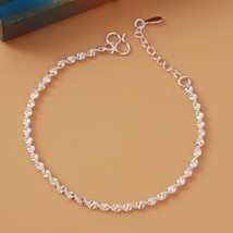 High Quality Silver Color Twisted Chain Bracelet European and American Charm Bra - £8.01 GBP