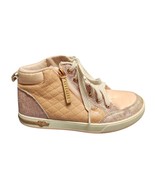 SKECHERS Shoutouts High Top Sneakers Youth Size 3 Rose Gold Lace Up 310618L - $22.99