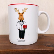 Dasher Santa&#39;s Reindeer Mug LTD Commodities LTD inc. 12 ounce - £9.53 GBP