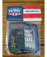 RARE &amp; NEW!!!!! PATRIOT PATCH CO. HOOK AND LOOP &quot;THIS IS MY SAFE SPACE&quot; ... - $138.75