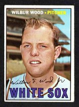Chicago White Sox Wilbur Wood 1967 Topps Baseball Card #391 vg - £2.16 GBP