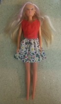 Simba Toys 12&quot; Steffi Love Blonde Purple Hair Doll No Shoes - £2.75 GBP