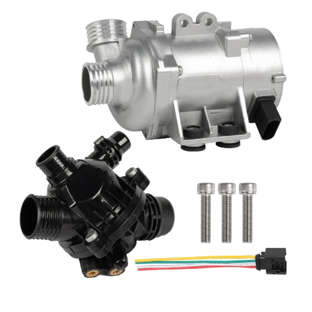 Electric Engine Water Pump W/Thermostat 11517521584 for X3 Z4 X5 328I 323I 128I  - £375.56 GBP