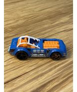 Mattel 2014 Hot Wheels Blue Piledriver Diecast Car Scale 1:64 Racecar Ra... - €8,49 EUR