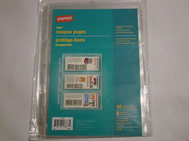 STAPLES Clear Coupon Pages (New) - £7.81 GBP