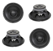 New (4) 10&quot; Woofer Replacement Speakers.8Ohm.250W.Ten Inch Pa.Home Audio.4 Pack. - £174.39 GBP