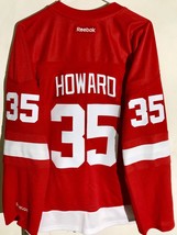 Reebok Women&#39;s Premier NHL Jersey Detroit Redwings Howard Red sz L - £16.78 GBP