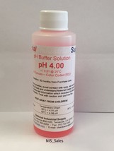 4.00pH Meter Calibration Buffer Solution - 4.00 pH 4oz (4 ounces)/120ml Bottle - £7.32 GBP