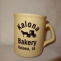 Kalona Bakery Coffee Mug 11 oz Cup Kalona IA Amish Buggy Country  Cream ... - $14.74