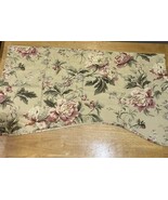 Waverly Home Forever Yours Valance Tan Pink Peonies Shabby Cottagecore 7... - $819.65 MXN