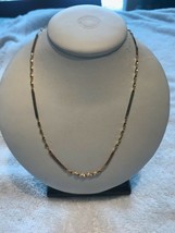 NWT 24K gold over Sterling Italy 24" long  Necklace Danecraft - $59.89