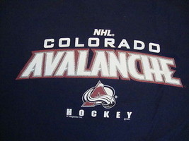 NHL Colorado Avalanche National Hockey League Fan Lee Sport Blue T Shirt... - £12.04 GBP