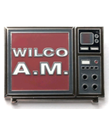 Wilco A.M. Retro TV Album Cover Pin Indie Rock Music Collectible Fan Mem... - $25.79 CAD