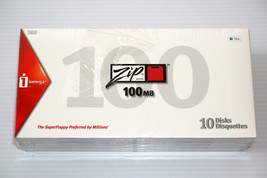 NEW! Iomega Zip 100 Disk Cartridges (10 pack) - £19.57 GBP