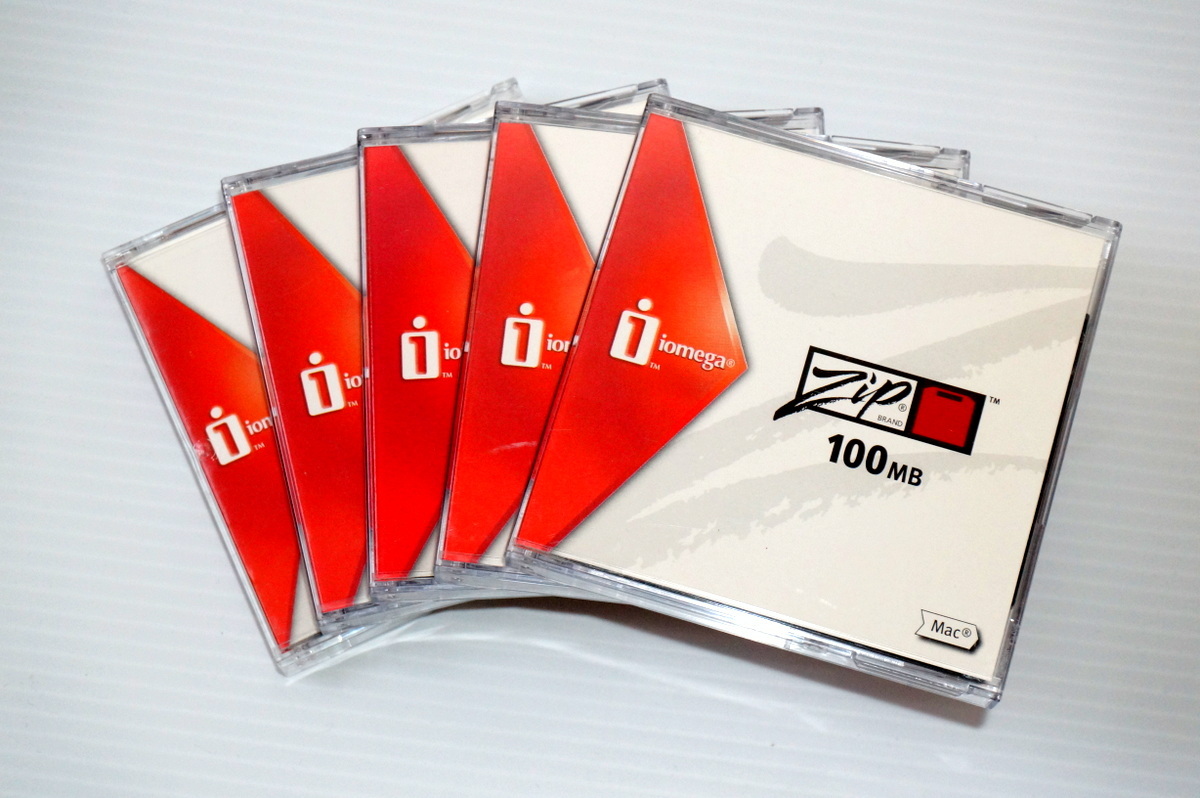 Iomega Zip 100 Disk Cartridges (loose 5 pack) - $10.00