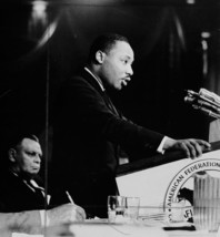 Dr. Martin Luther King Jr. Speaking At AFL-CIO Event 8X10 Photograph Reprint - £6.77 GBP