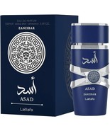 Lattafa Asad Zanzibar by Lattafa 3.4 oz/100ml EDP Cologne for Men New &amp; ... - $25.21