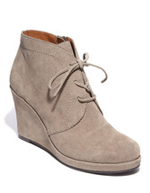 Dv By Dolce Vita Pace Suede Wedge Booties, Beige (Size 7 M) - £32.10 GBP