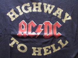 AC/DC Highway To Hell Small ONE-SIDED Kids Shirt 2005 100% Cotton Rockware Oop - £13.15 GBP