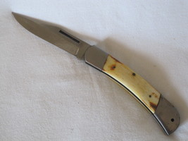 nice Bone Handle 3.5&quot; Locking Blade Pocket Knife- Stainless Steel - $20.00