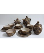 Vintage Japanese Satsuma Porcelain Tea Set Dragonware 6 People - £387.78 GBP