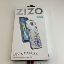 ZIZO Divine Series Moto G Power 2021 Phone Case Purple Lilac Floral NEW - £6.75 GBP