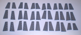 36 Used Lego Dark Stone 2 x 4 &amp; 2 x 3 Wing 41769 - 41770 - 43722 - 43723  - £7.95 GBP