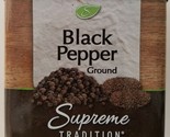 Culinary Black Pepper Ground Seasoning 2 oz (57g) Shaker Scoop Pour Cans - £3.09 GBP