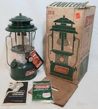 Vintage June 1972 Coleman Model 220F • 2-Mantle Lantern in Box Works Made in USA - £80.18 GBP