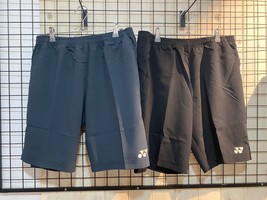 Yonex Men&#39;s Badminton Shorts Sports Pants Black Charcoal [US:M/L] NWT 15048EX - £27.54 GBP