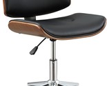 Black Pu And Walnut Acme Camila Office Chair, Model 92418. - $142.92