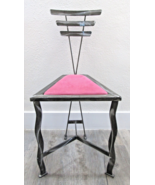 1990s Postmodern Contemporary Welded Steel Artist Signed Accent Chair - $1,109.61 CAD