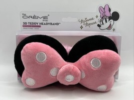 The Crème Shop x Disney Minnie Mouse 3D Teddy Spa Headband Limited Edition NIB - £11.13 GBP
