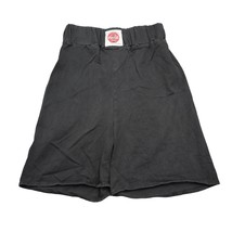 Coca Cola Shorts Womens L Black Plain High Rise Elastic Waist Pleated Chino - £15.48 GBP