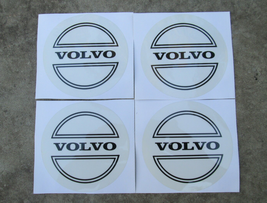 Volvo emblems stickers decals for aftermarket hubcaps black letters - £16.12 GBP