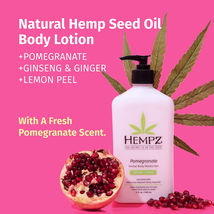 Hempz Pomegranate Herbal Moisturizer, 17 fl oz image 3