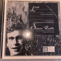 Franz Liszt A Faust Symphony Simon Rattle/ Berliner Philharmoniker CD - $10.00