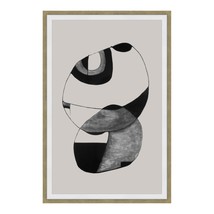 Moes Home Collection FX-1249-37 Happiness 1 Abstract Ink Print Wall Decor - $379.13
