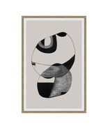Moes Home Collection FX-1249-37 Happiness 1 Abstract Ink Print Wall Decor - £296.37 GBP