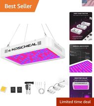 LED Grow Light Full Spectrum 1200W, Plant Grow Light with Veg &amp; Bloom Sw... - $136.10