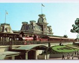 Walt Disney World Steam Railroad Grand Circle Orlando FL UNP Chrome Post... - $2.92
