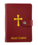 Holy Card Holder 5.25&quot;Maroon Booklet, New #AB-035 - $164.21 MXN