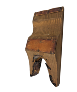 Boot Jack Wood Vintage Jack &amp; Jeans Western Wear Tulsa Oklahoma Wood Lea... - $746.77 MXN